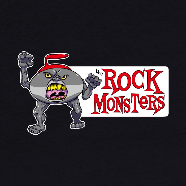 The Rock Monsters Curling Team - 2019 Logo by SaintEuphoria